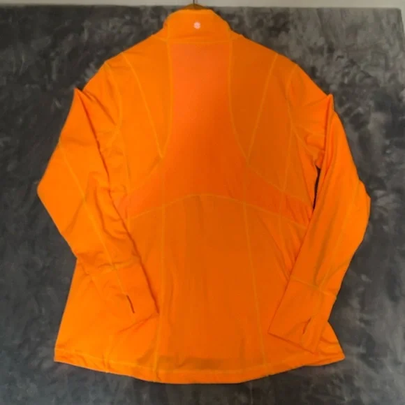 Tangerine Women's Bright Orange Zip-up Jacket Size XL - Picture 10 of 10
